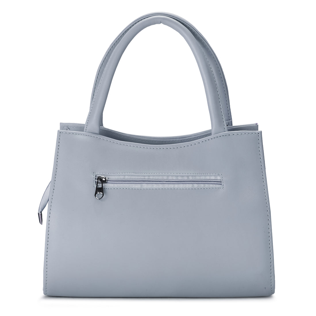 KSC Women’s Grey Structured Handbag – Premium Leatherette Tote Bag with Shoulder Strap, Spacious Office & Daily Use Purse