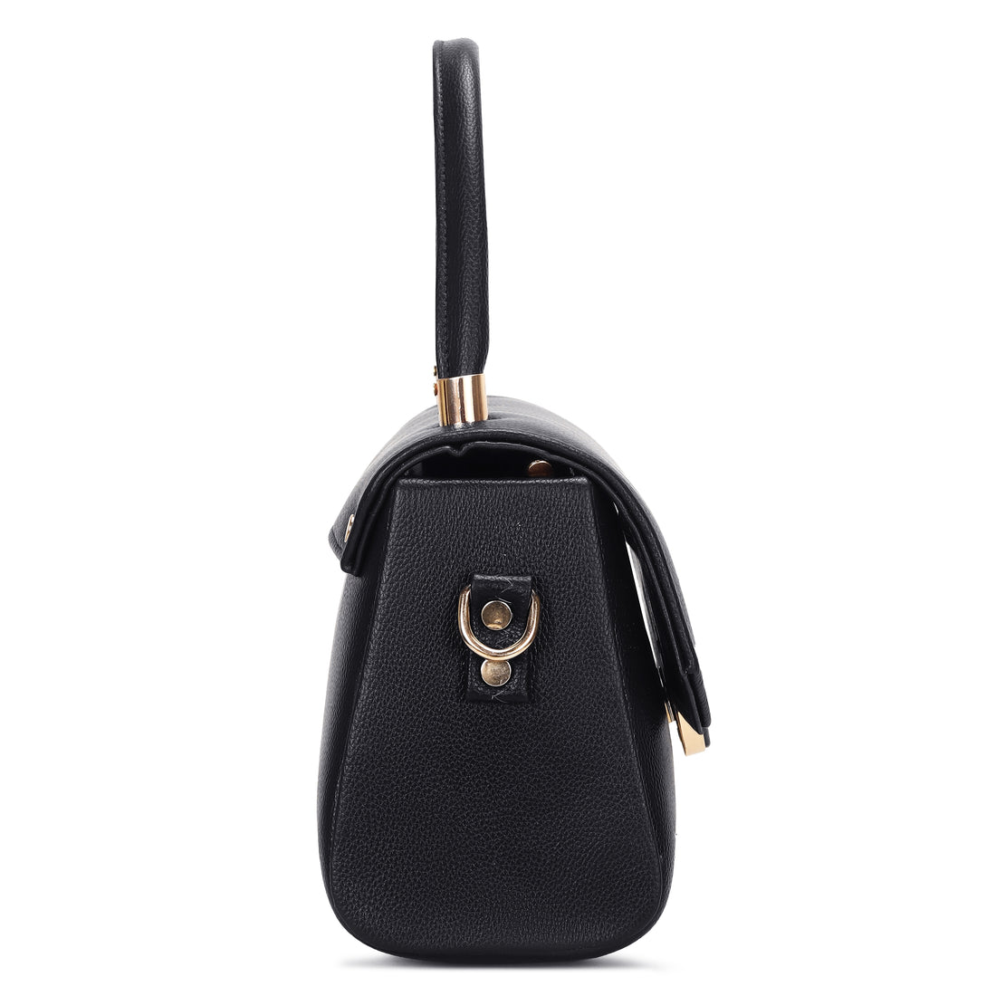 KSC Women’s Black Elegant Handbag – Premium Top Handle Sling Bag with Adjustable Shoulder Strap, Stylish Office & Party Wear Purse