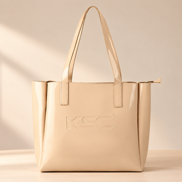 Premium Glossy Tote Bag for Women | Stylish Handbag for Office, Shopping & Daily Use